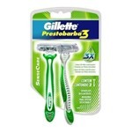 Máquinas De Afeitar Gillette Prestobarba3 Sensitive 2 Un #1