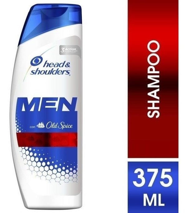Shampoo Head & Shoulders Old Spice Para Hombres 375 Ml #1