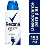 DESODORANTE REXONA EFFICIENT ORIGINAL PIES 153ML #2