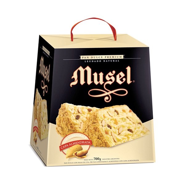 Panettone Musel Con Capa Almendrada Caja 700 g. #1