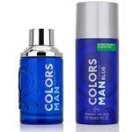 Benetton Colors Blue Men Cofre* Edt Presentación 100 ml #2