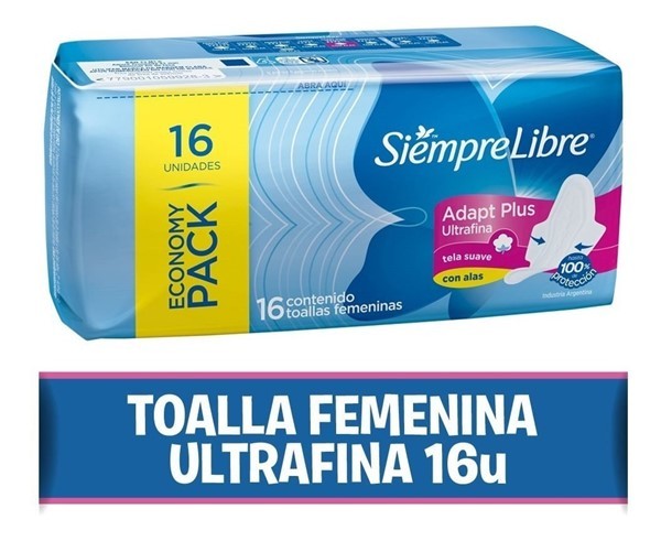 Siempre Libre Adapt Plus Ultrafina x 16 Unico