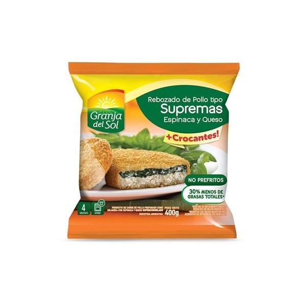 Supremas Espinaca Y Queso Granja Del Sol 400 G #1