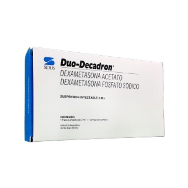 Sidus Duo Decadron Dexametasona Frasco Ampolla Jeringa x 1 x 2 ml #1