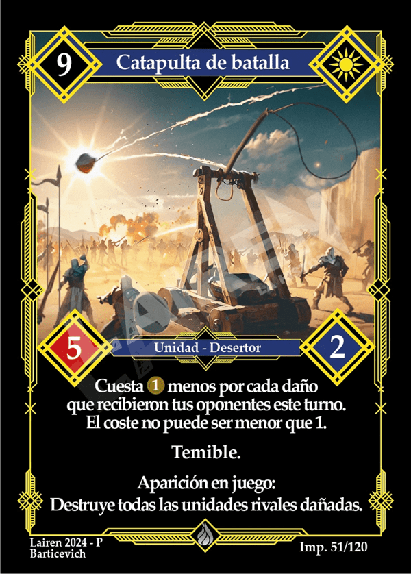 051 Catapulta De Batalla - Coste 9 #1