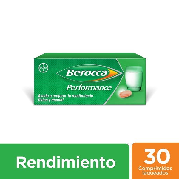 Suplemento Dietario Berocca Performance (30 Comprimidos Laqueados) #1