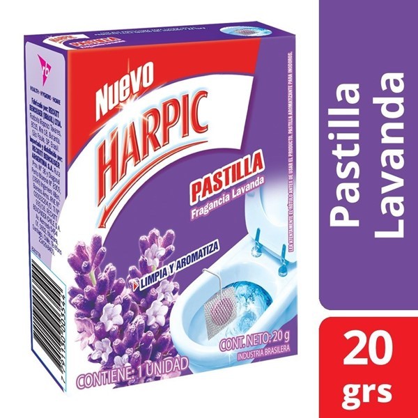 Desodorante Para Inodoros Harpic Lavanda X 20 Gr #1