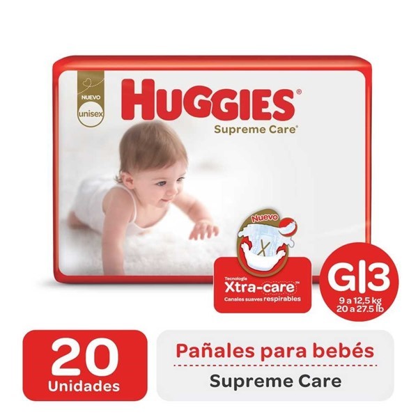 Huggies Pañales Supreme Care g (20 Unidades) #1