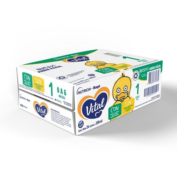 Leche Infantil Vital 1 de 0 a 6 meses Brick x 24 un x 200 ml C/U #1