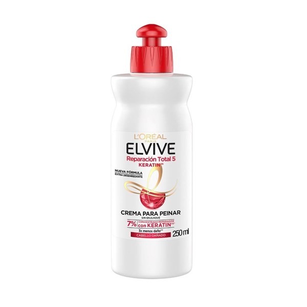 Crema Para Peinar Elvive Reparación Total 5 X 250 Ml #1