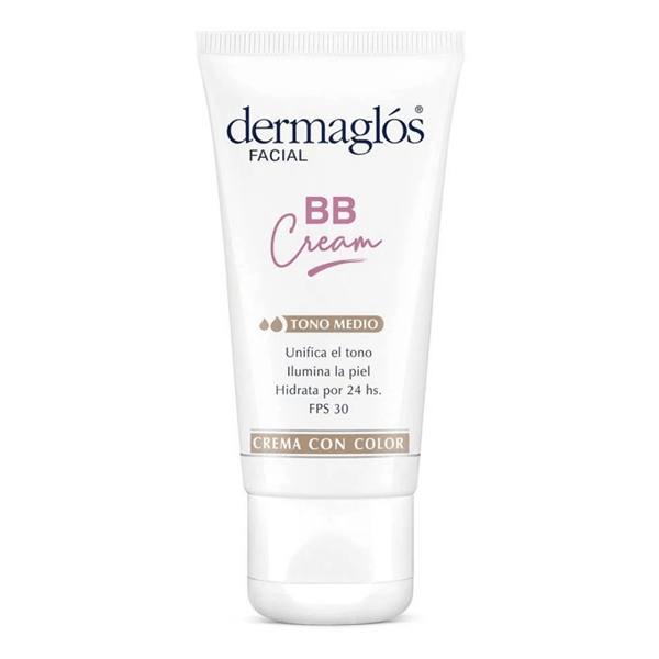 Dermaglos Crema Con Color Bb Cream Tono Medio Con Fps30 50 gr