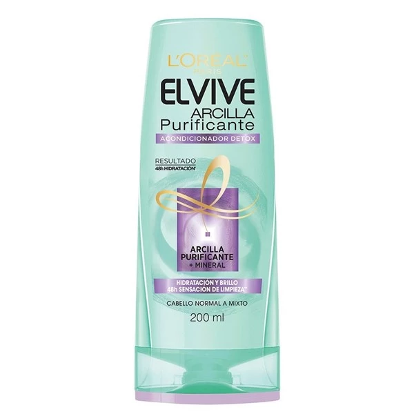 Elvive Arcilla Purificante Acondicionador x 200 ml alt