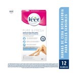 Bandas Depilatorias Veet Piel Sensible 12 uni #1