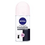 Nivea Desodorante Antitranspirante Femenino  invisible Black&White Roll On 50 ml #1