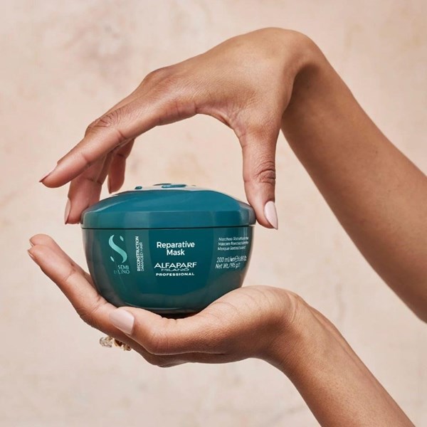 Alfaparf Máscara de Tratamiento Reparative Semi Di Lino Tamaño 200 ml alt