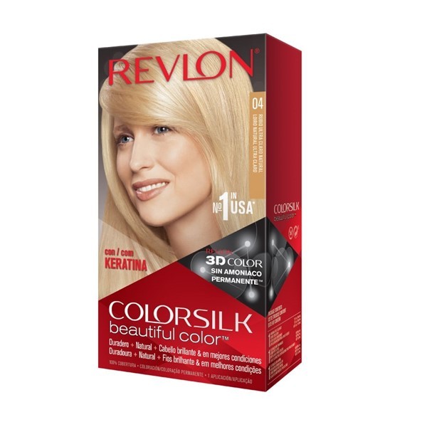 Revlon Kit Coloracion Colorsilk 04 Rubio Ultra Claro Natural #1