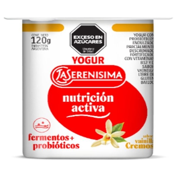 Yogur Cremoso Entero la Serenísima Sabor Vainilla 120 Grs #1
