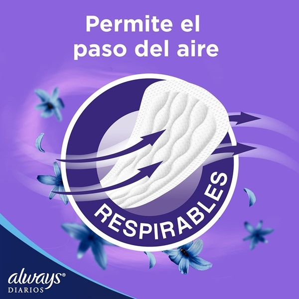 Protectores Diarios Always Respirable x 40 un alt