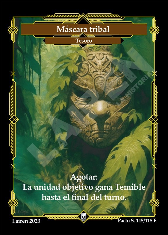 115 Mascara Tribal 1ra Edicion Full Art #1