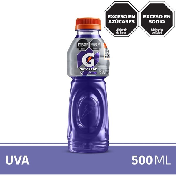 Bebida Isotónica Gatorade Uva 500 Cc. #1
