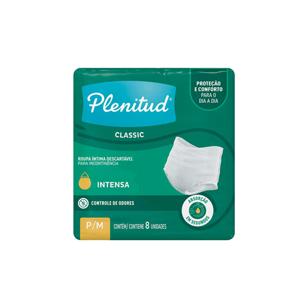 Ropa Interior Plenitud Desechable Classic Unisex Talle P/M x 8 Unid alt