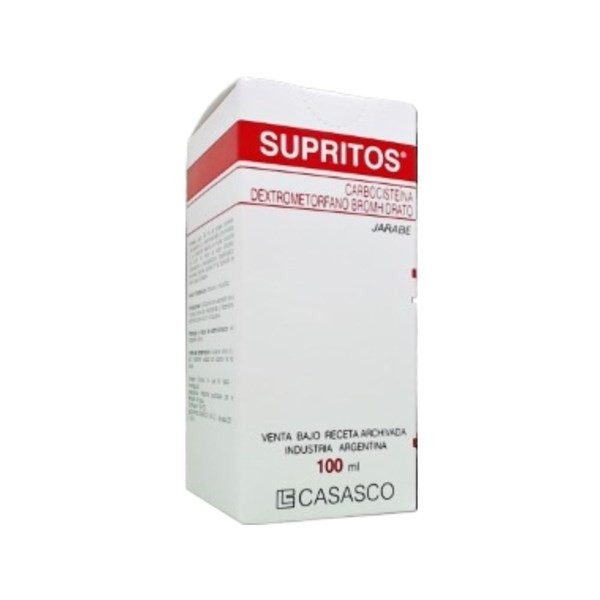 Casasco Supritos Jarabe Carbocisteína + Dextrometorfano Br x 100 ml #1