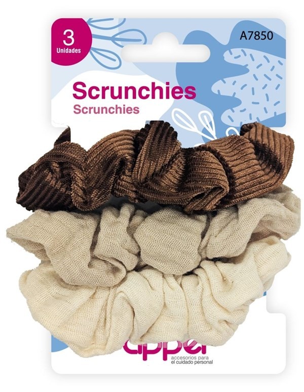 Apper Colitas Scrunchies (3 Unidades) #1