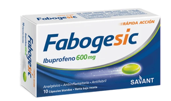 Savant Fabogesic Ibuprofeno 600 Mg X 10 Capsulas Blandas