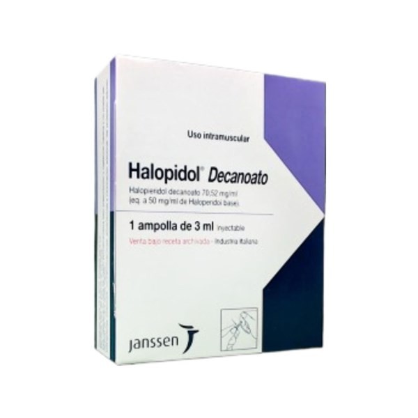 Janssen Cilag Halopidol Decanoato Haloperidol Decanoato Inyectable Ampolla x 3 ml