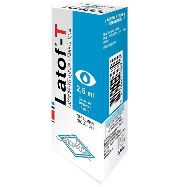 Latof T | Gotas 2.5 ml | Latanoprost + Timolol #1
