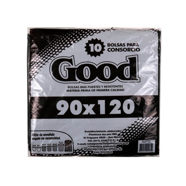 Bolsas Residuo Good 90x120 X10 Un
