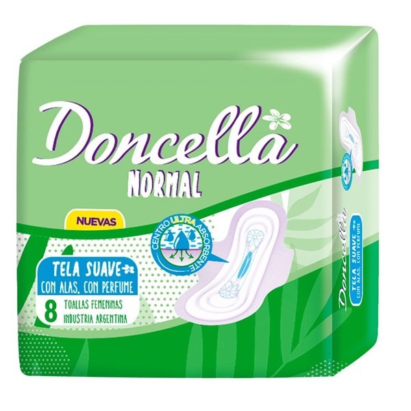 Doncella Toallitas Fem C/Ala Pocket C/D x 8 #1