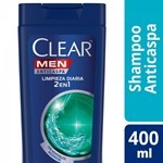 Shampoo 2 En 1 Anticaspa Clear Limpieza Diaria 400 Ml #1