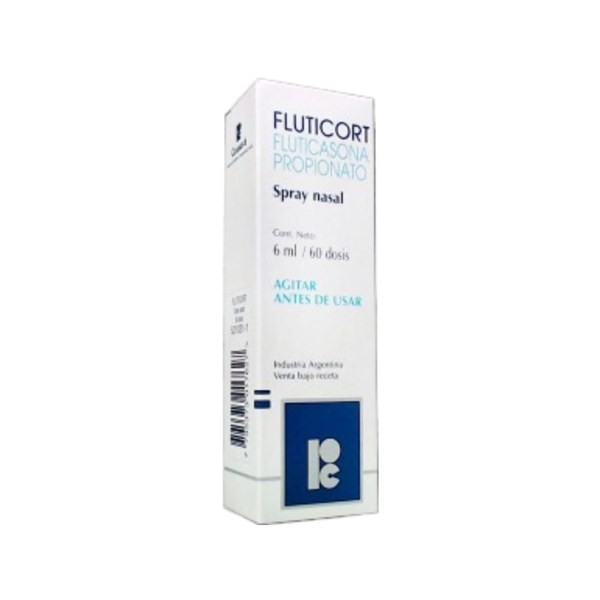 Cassara Fluticort Fluticasona 50 Mcg Spray Nasal x 60 Dosis
