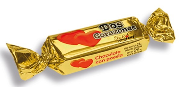 Chocolate Felfort  Dos Corazones x 26 g