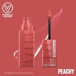 Labial Líquido SuperStay Vinyl Ink Tono Peachy Maybelline #6