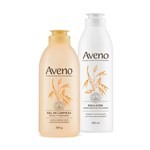 Aveno Kit Básico Facial Y Corporal Gel de Limpieza + Emulsión #1