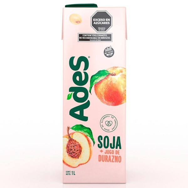 Ades Soja + Jugo de Durazno 1 lt alt