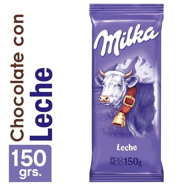 Chocolate Milka Con Leche 150 Gr