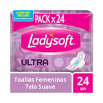 Ladysoft Toallas Femeninas Ultradelgada Suave Con Alas 24 Unidades Unico #1