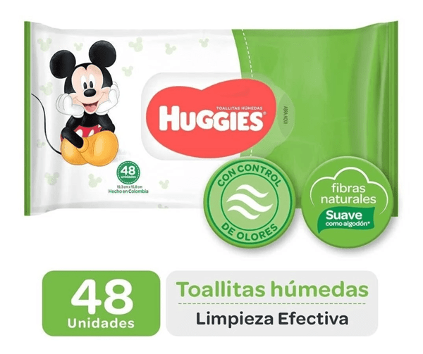 Huggies Toallitas húmedas Limpieza Humectante x 48 Unidades