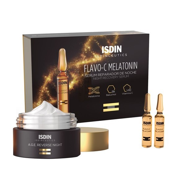Combo Facial Isdinceutics Flavo-C Melat + Isdinceutics A.G.E. Isdin #1