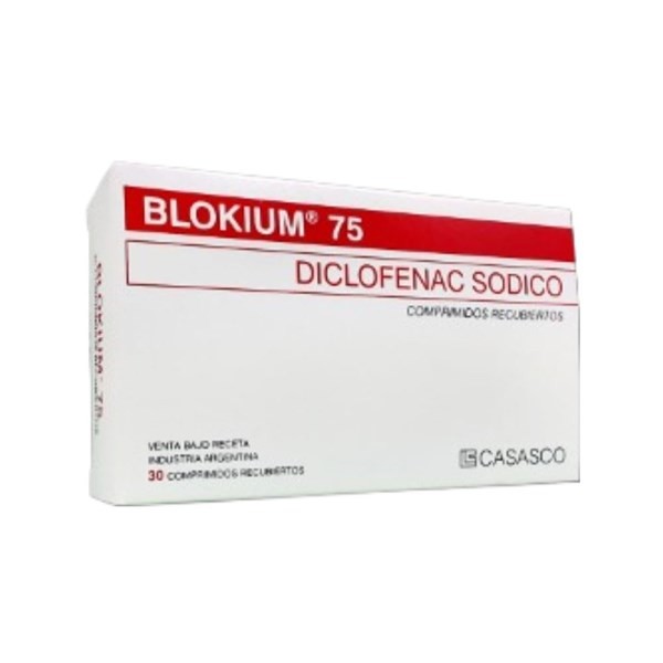 Casasco Blokium 75 Diclofenac Sódico 75 Mg x 30 Comp #1