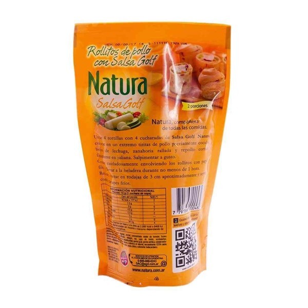 Aderezo Salsa Golf Natura 250 Gr alt