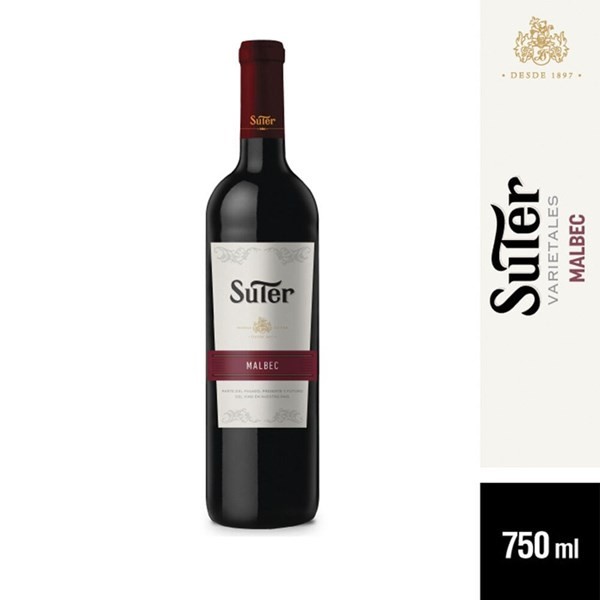 Vino Tinto Malbec Suter 750 Cc. #1