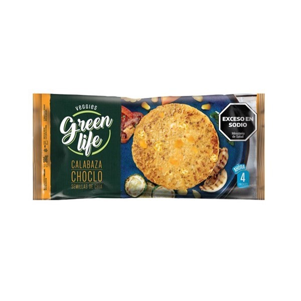 Medallón Veggies Green Life De Calabaza Y Choclo 380 G #1