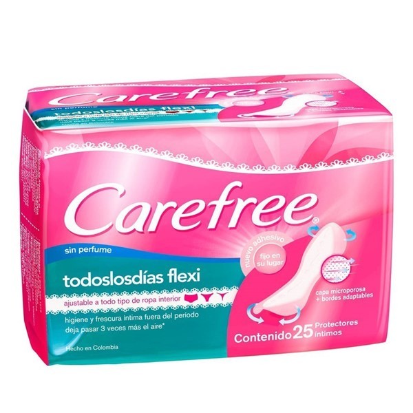 Carefree Protectores Diarios Todos Los Dias Flexi (25 Unidades) alt