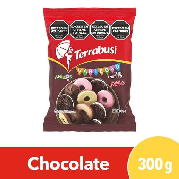 Galletitas Dulce Variedad De Terrabusi Mix Chocolate 300 G.