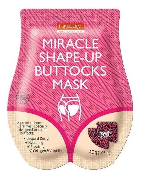 Purederm Mascarilla Miracle Shape-Up Buttocks Glúteos 1 Par #1