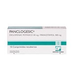 Denver Farma Panclogesic Diclofenac Potásico + Paracetamol 50 / 300 Mg x 10 Comp Recubiertos #1